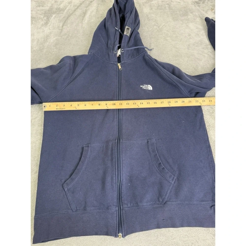 The North Face Full Zip Hoodie Men's Size Large Blue Outdoor